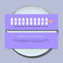 Enkel ren Rosa Heart och Pastel Blue Beautician