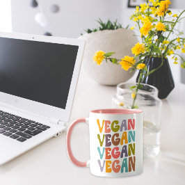 Enkel Retro Vegan Mugg
