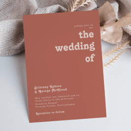 Enkel retro Vibes | Gamla Ro Bröllop vid Inbjudningar