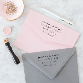 Enkel Returadress för elegant Självfärgande Stämpel