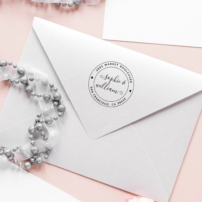 Enkel Returadress för modern kallgrafi Stämpel (Skapare uppladdad)