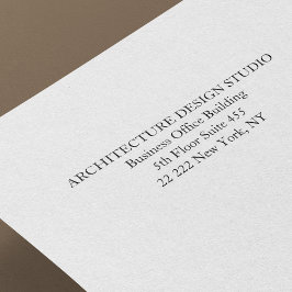 Enkel returadress för professionell av företag självfärgande stämpel