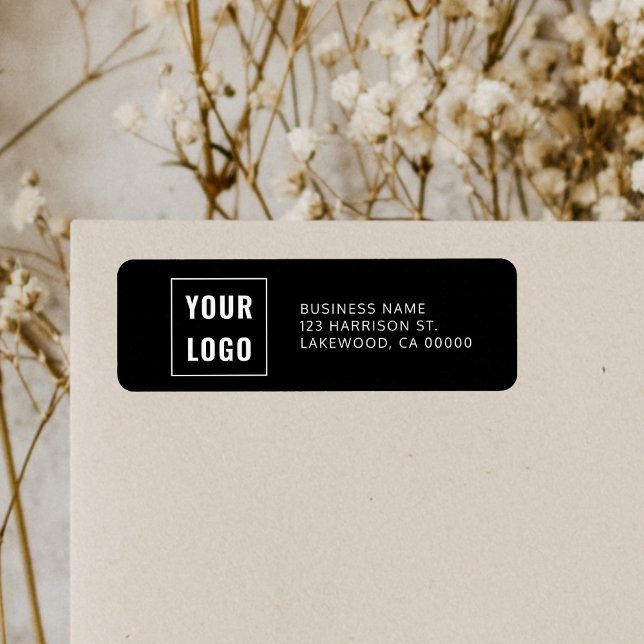 Enkel Returadress för Professionell av logotyp Etikett (Skapare uppladdad)