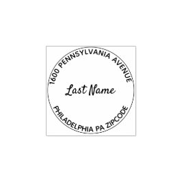 Enkel Returadress Stämpel