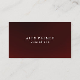 Enkel, röd bakgrund i bläddringsfärg, original visitkort