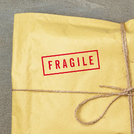 Enkel röd fet Gräns Självfärgande Stämpel