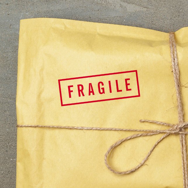 Enkel röd fet Gräns Självfärgande Stämpel (Skapare uppladdad)