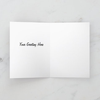 Enkel röd och Grönt jul Hälsning med foto Helgkort