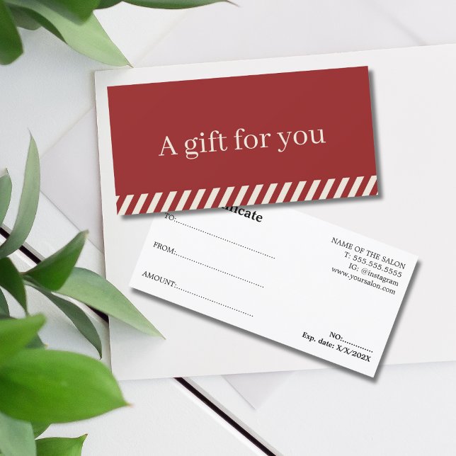 Enkel rödbeige Helgdag med rand Elegant (Skapare uppladdad)