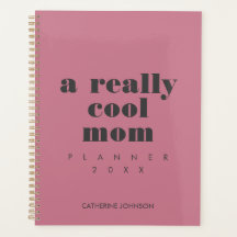Enkel Rolig Cool Mamma Personlig Rosa