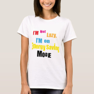 Enkel, rolig textdesign t shirt