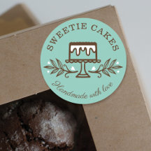 Enkel, Roligt och minimal Logotyp för bakerikakor 