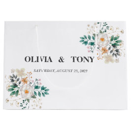 Enkel romantisk Blommigt Bröllop