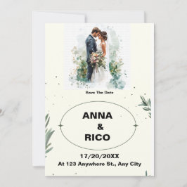 ENKEL&ROMANTISK: RUMÄNSKT SPARA DATKORDEN INBJUDNINGAR