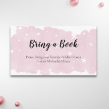 Enkel Rosa Akvarell Bjud In Till Bok