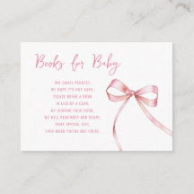 Enkel Rosa Bow Girl Baby Shower Bokar för Baby