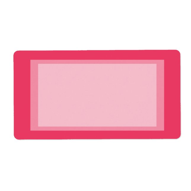 Enkel rosa fraktsedel (Framsidan)