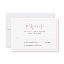 Enkel  Rosa Gräns Elegant bröllop