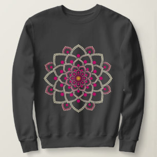 Enkel Rosa Mandala T Shirt