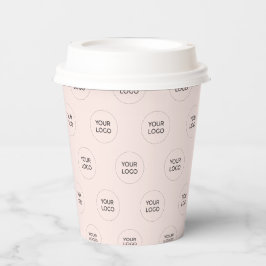 Enkel Rosa Minimalisera Affärslogotypmönster