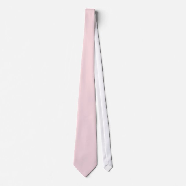 Enkel rosa, Rosenkvarts, lägg till monogram Slips (Framsida)