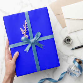 Enkel Royalblå Färg Nyans Ton Presentpapper