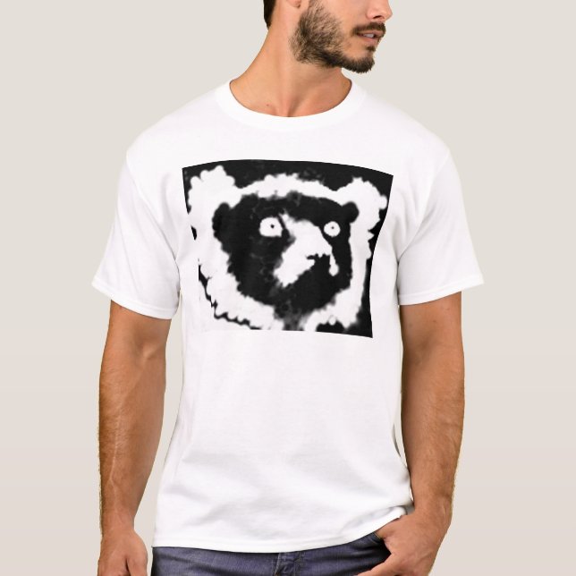 Enkel Ruffed Lemur T Shirt (Framsida)