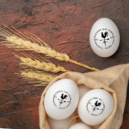 Enkel Rustic | Anpassade namn på Vintage-gruppägg Stämpel