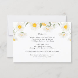 Enkel rusticifering blommor detaljer kort