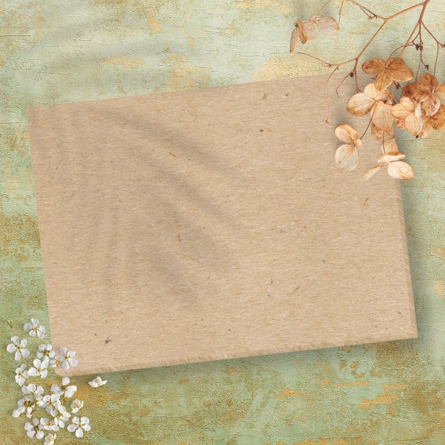 Enkel rustik kraftpappersstil post-it block (Simple Rustic Kraft Paper Style Post-it Notes)