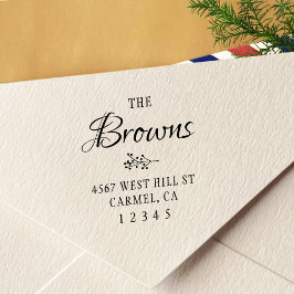 Enkel, rustisk Returadress Självfärgande Stämpel