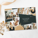 Enkel Sak 7 Photo Collage-jul Julkort<br><div class="desc">Visa dina familjefotografier i år med det här moderna fotosamlingskortet för skräpbok 7. Perfekt för stora familjer. Texten lyder " kan det enklaste sak ge dig glädje över denna jul" men kan anpassas med din Julhälsningar. Gnistra och dekorativa dekorationsillustrationer lägger till lite helgdag-charm medan du låter fotona vara i fokus....</div>