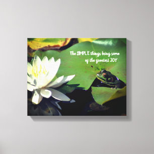 Enkel Sak Frog inspirationsoffert Canvastryck