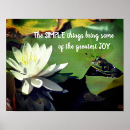 Enkel Sak Frog inspirationsoffert Poster