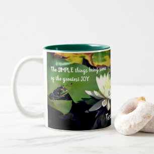 Enkel Sak Frog inspirationsoffert Två-Tonad Mugg