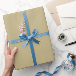 Enkel sandbrun färgnyans presentpapper