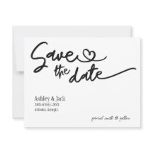 Enkel Save the Date-kort