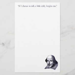 Enkel Shakespeare brevpapper