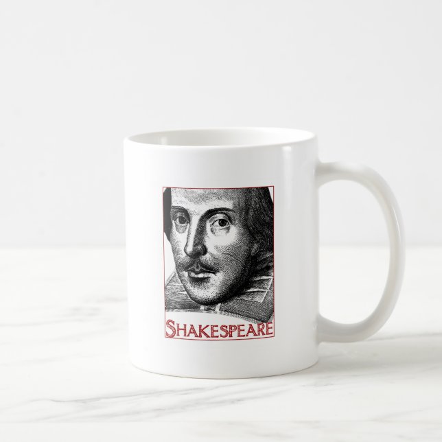 Enkel Shakespeare logotyp Kaffemugg (Höger)