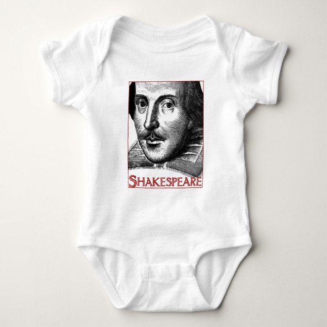 Enkel Shakespeare logotyp T-shirt (Framsida)