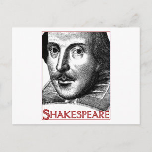 Enkel Shakespeare-Logotyp Vykort