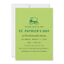 Enkel Shamrock-St patricks day för Elegant