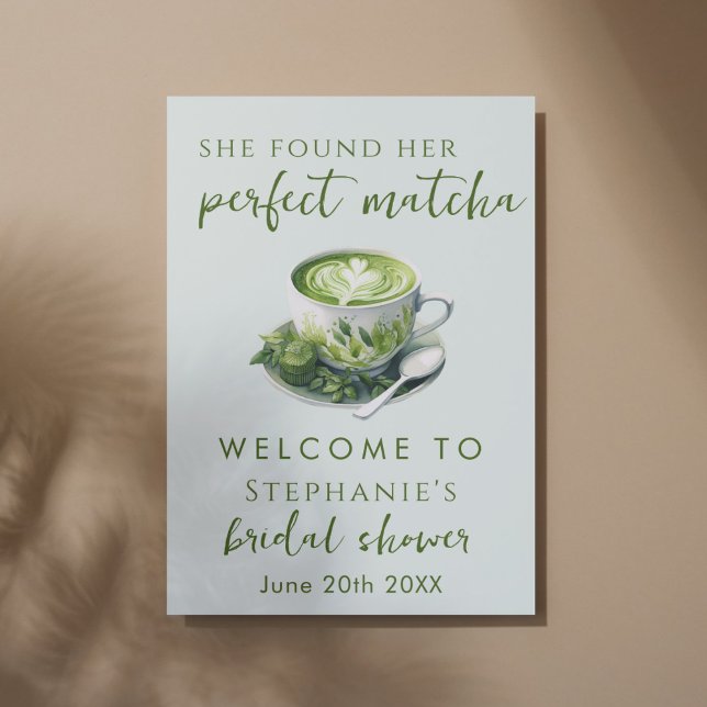 Enkel She hittade sin perfekta Matcha Bröllopsdusc Poster (Skapare uppladdad)