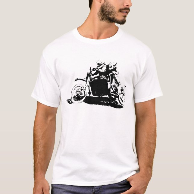 Enkel Sidecarcross design Tröja (Framsida)