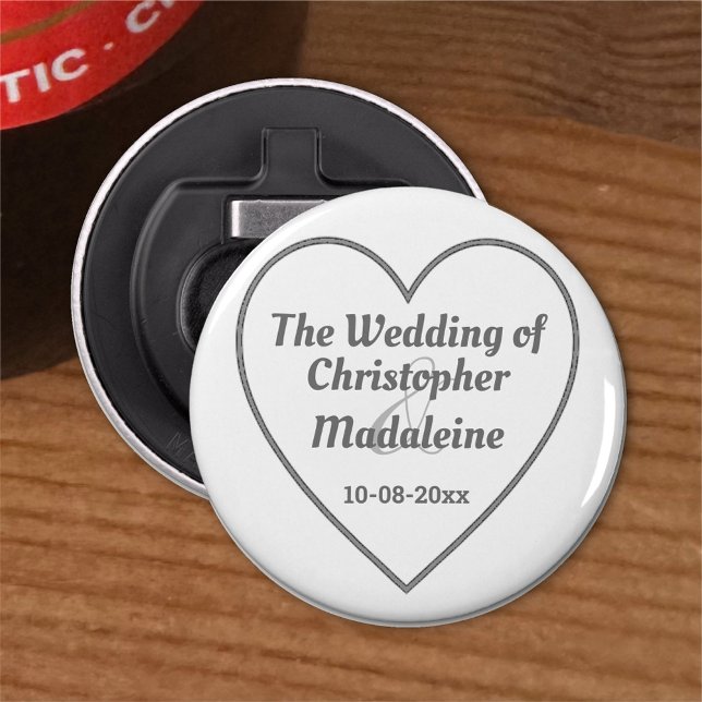 Enkel Silver Grått Lettering på en Flasköppnare (Skapare uppladdad)