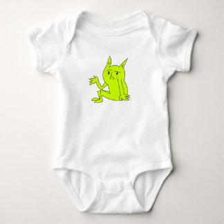 Enkel sittande goblinbaby topp t shirt