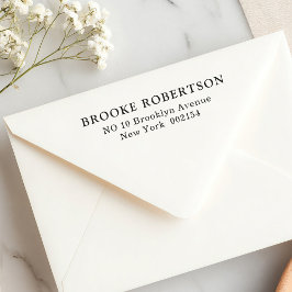 Enkel självfyllning av returadress i frimärke självfärgande stämpel
