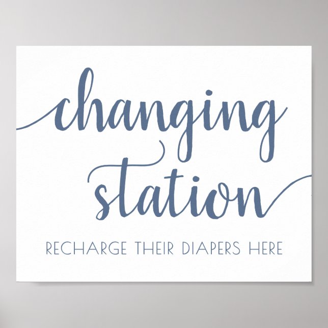 Enkel skiktning i Station | Dusty Blue-händelse Poster (Framsidan)