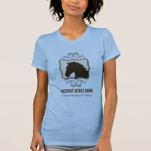 Enkel skjorta för krusidullhästaffär t-shirt