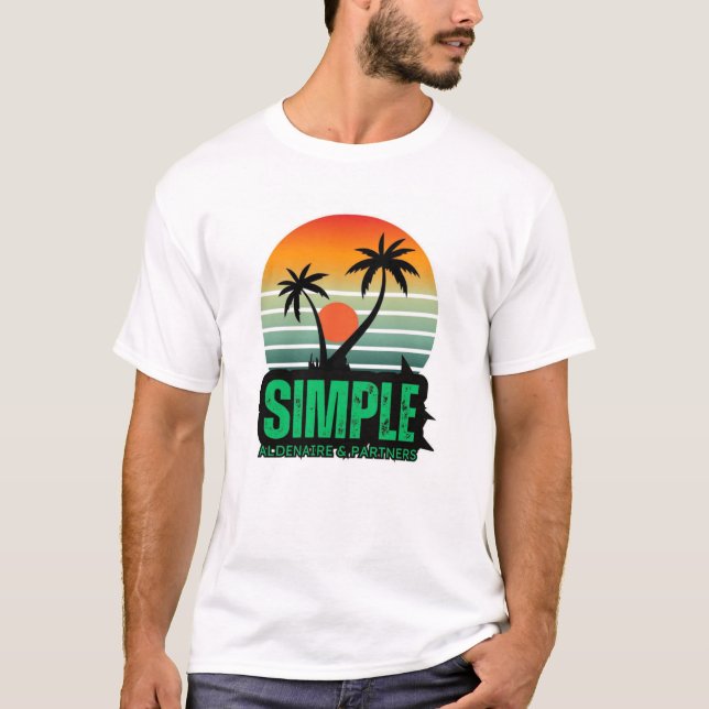 Enkel skjorta för manar t shirt (Framsida)